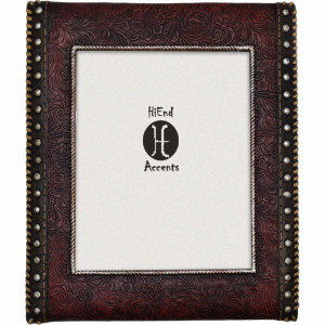 Studded Leather Photo Frames