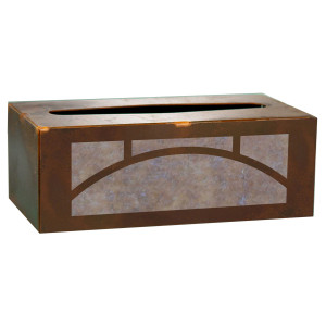 Mountain Mission Tissue Boxes and Waste Basket