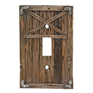 Rustic Barn Door Switch Covers