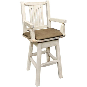 Denver Swivel Captains Counter Stool w/Buckskin