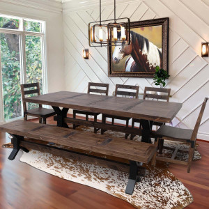 Lakeshore Walnut Dining Table Sets