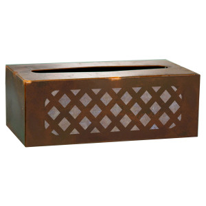 Lattice Tissue Boxes and Waste Basket