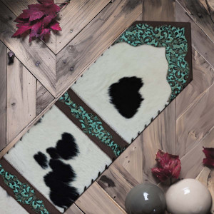 Holstein Panel & Teal Floral Table Runners