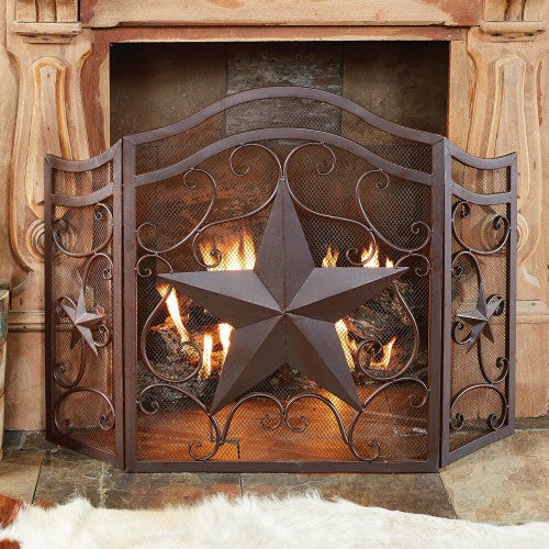 Western Fireplace Screens