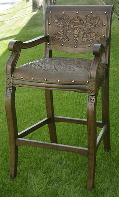 Imperial Barstool with Arms - Set of 3 Imperial Barstool with Arms - Set of 3